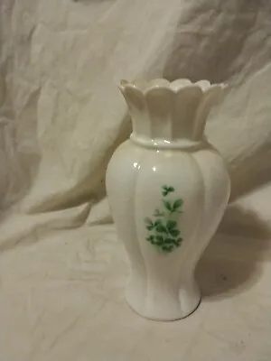 Buy Vintage Donegal China Irish Parian Shamrock Mulroy Vase Made Ireland • 23.70£