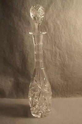 Buy Crystal Glass Decanter With The Stopper, 1950s • 12£