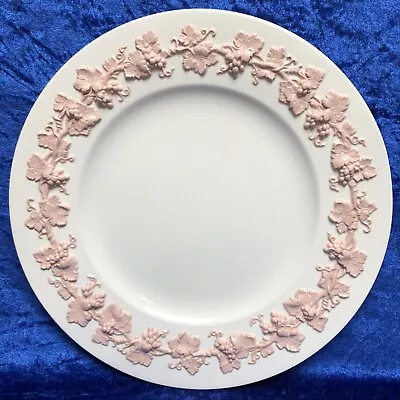 Buy Wedgwood Of Etruria & Barlaston, Pink Embossed Queen's Ware 10.75'' Dinner Plate • 18.99£