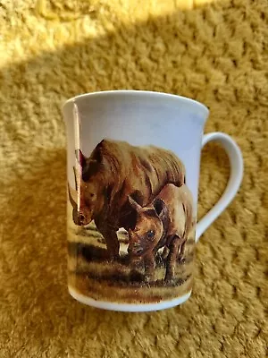 Buy Hudson Middleton Rhinoceros Fine Bone China Mug  • 1.50£