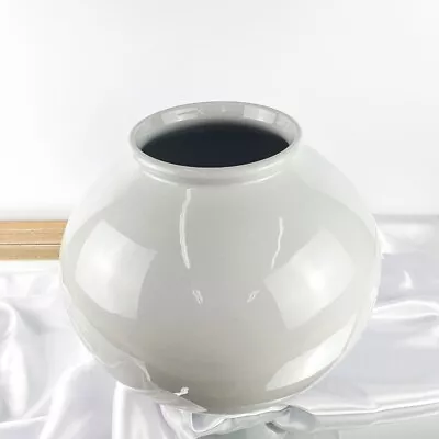 Buy Joseon White Porcelain Handmade Moon Jar Ornamental Art Fine Ceramic Pottery • 288.08£