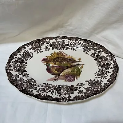 Buy Royal Worcester Palissy Game Series Pheasant  Meat Platter Serving Plate 9 Inch • 3£