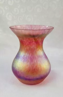 Buy Heron Glass Cranberry Bud Vase - Gift Box - Valentine - Hand Blown In Cumbria • 25£