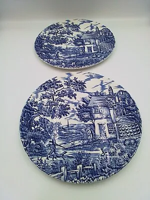 Buy The Hunter By Myott Plate Vintage With Dogs X2 PLATES  • 12£