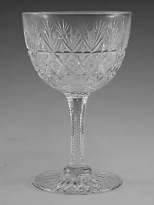 Buy Thomas WEBB Crystal - WELLINGTON Cut - Small Claret Glass / Glasses - 4 5/8   • 19.99£