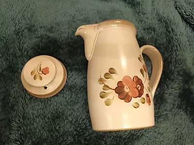 Buy Denby Tall & Very Heavy Earthenware Coffee Pot Floral Design - 10  Tall • 13.99£
