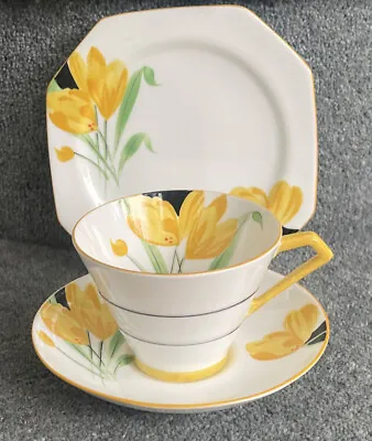 Buy Stylish Antique Art Deco Paragon Fine China  Trio Cup Saucer And Plate • 19.50£