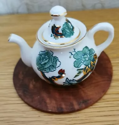 Buy Masons Ironstone Chartreuse  Miniature Teapot  • 4.21£