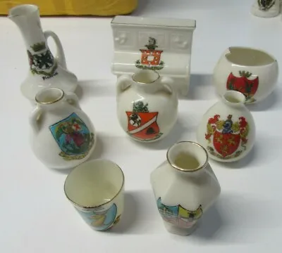 Buy ARCADIAN Crested Ware- Collection Of 8 Pieces • 15.99£