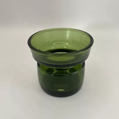 Buy Vintage Dansk Designs Ltd Green Glass Candle Holder Mid Century Modern 1970s MCM • 6£
