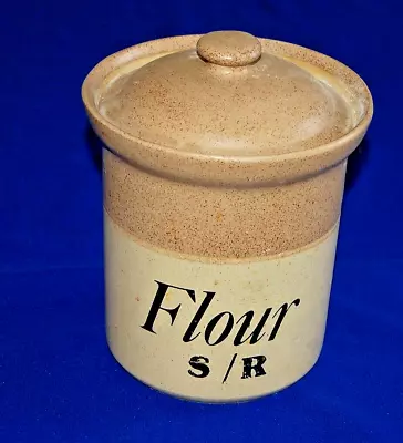 Buy John Hermansen Pottery Self Raising Flour Storage Jar, 9.75 Inches In Height, • 16.99£