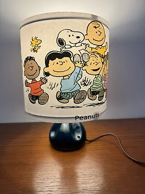 Buy Vintage Mid Century Holkham Pottery Small Green Table Lamp Peanuts Snoopy Mcm • 10£