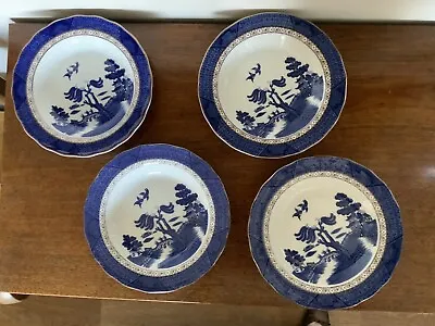 Buy 4 Booths Real Old Willow Royal Doulton Soup Dishes Or Large Dessert Dishes • 24£