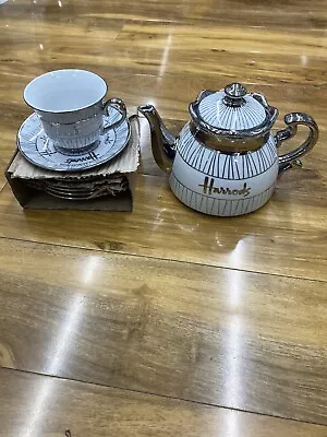Buy 13pcs  Tea Set With Rack Cups Saucers Teapot China Tea Pot Coffee Kitchen Set • 29.99£