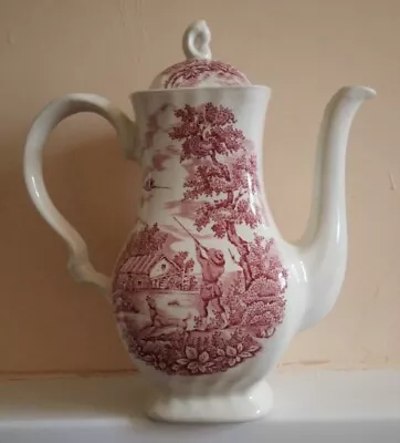 Buy Myott Coffee Pot With It's Lid In Raspberry Pink  The Hunter  Perfect Condition  • 7.50£