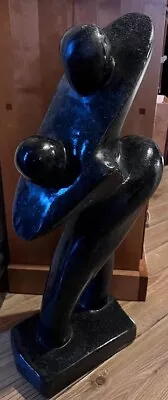 Buy John Lewis - Black Large -Molded Loving Couple Sculpture Ornament Figure-Ceramic • 44.50£
