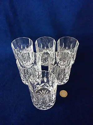 Buy Six Whiskey Glasses Large Clear Lead Crystal Similar To  Royal Doulton • 24£