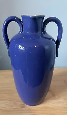 Buy Royal Doulton Blue Stoneware Amphora Flagon Two Handled Pitcher Jug Vase 7294 • 19.99£