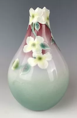 Buy Franz Porecelain Vase Autumn Memories Dogwood 7 1/4” Tall • 49.02£