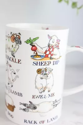 Buy Vintage Dunoon Sheep Dip Fine Bone China Mug Cherry Denman Made In England • 12£