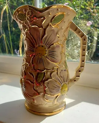 Buy Vintage Art Deco Kensington Ware Sunflower Jug Vase  • 28.99£