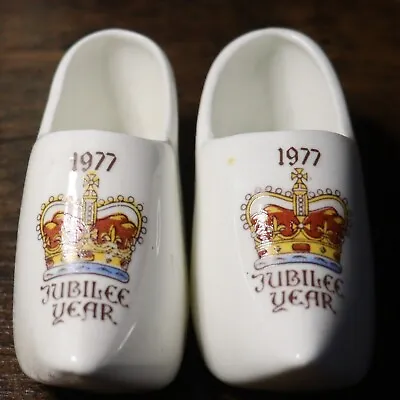 Buy 1977 Fine Bone China Clogs - Royal Jubilee • 6.99£