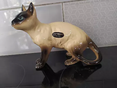Buy Coopercraft Siamese Cat Ornament Made In UK Mid Century 1960s MCM Retro Figurine • 18.99£
