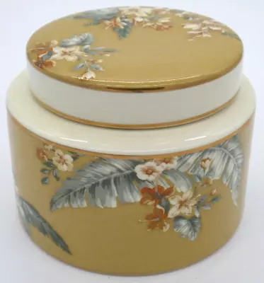 Buy Laura Ashley Florintine Ceramic Lidded Vessel Short • 20£
