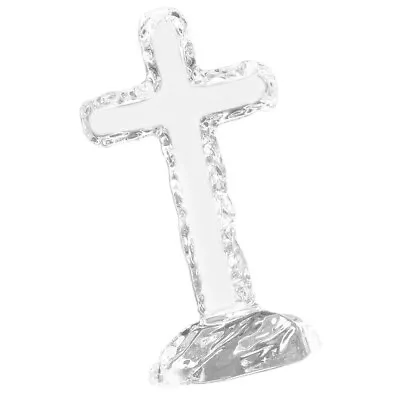 Buy Crystal Standing Cross On Base For Christian Prayer And Blessing • 19.38£