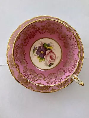 Buy Paragon Vintage Antique Fine Bone China Cup And Saucer Set- Pink Floral • 50£