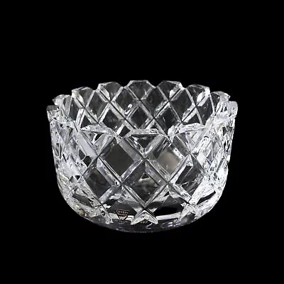 Buy Vintage ORREFORS Large Crystal Diamond Cut Bowl 3834 From Sweden • 276.28£