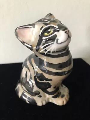 Buy Studio Six Fulham Pottery Tabby Cat/Kitten-Signed-1994 • 28£