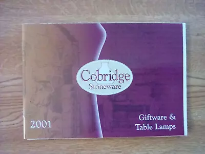 Buy Cobridge Pottery 2001 Giftware & Table Lamps Catalogue  With Price List • 2£