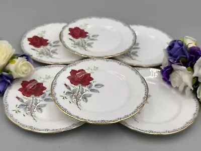 Buy Royal Stafford Roses To Remember - Set Of 6 X Vintage 6,5/8  Tea / Side Plates. • 16.99£