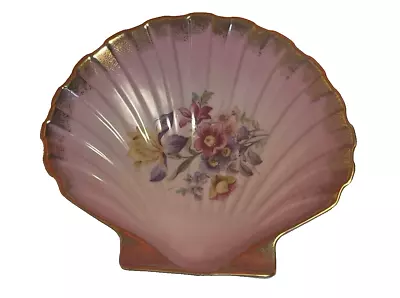 Buy Dresden Porcelain Shell Trinket Dish, Decorative, German, Vintage • 12.99£