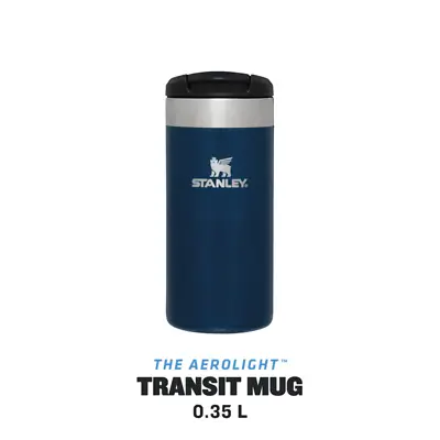 Buy Stanley The Aerolight Transit Mug 0.35L Royal Blue Metallic • 28.99£