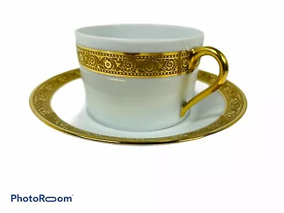 Buy 🔥Haviland Limoges France • Du Barry Porcelain Tea Cup & Saucer • • 153.40£