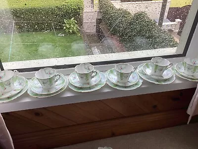 Buy Vintage  Teaset Duchess White And Green  • 15£