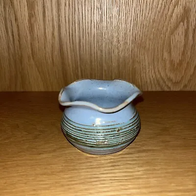 Buy Studio Pottery - St Nectans Tintagel - Small Pot / Candle Holder • 20£