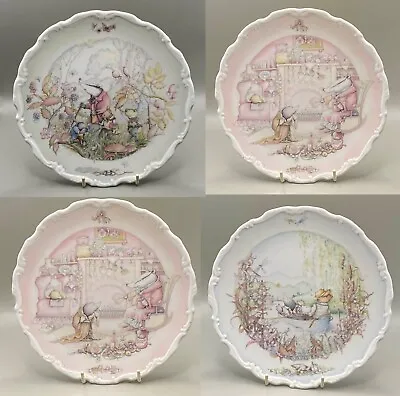 Buy Set Of 4 Royal Doulton Wind In The Willows Bone China Plates Excellent Condition • 40£