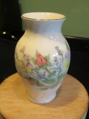 Buy Aynsley Wild Tudor Small-Miniature Fine Bone China Vase • 3.75£