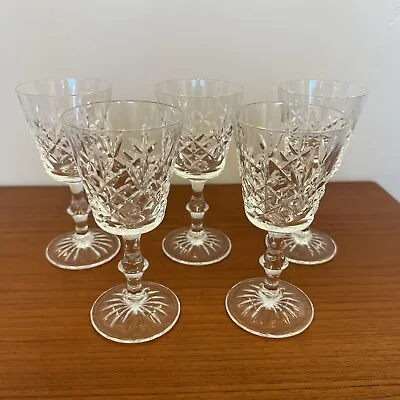 Buy Edinburgh Crystal Lomond 5 White Wine Glasses B79 • 34.99£
