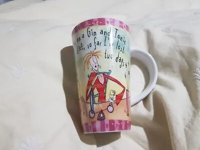 Buy Mint Cond Johnson Brothers Born To Shop I'm On A Gin & Tonic Diet China Mug • 5.95£