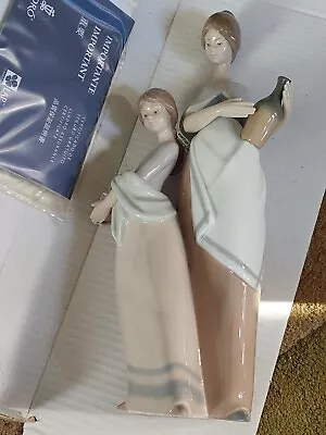 Buy Lladro Sunset In The Country 6781 Mother & Daughter Retired  Condition Brand New • 199.99£