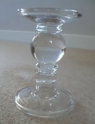 Buy NEXT Clear Glass Candle Holder Perfect  • 6£