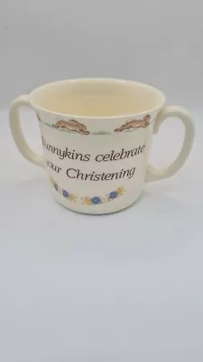 Buy Royal Doulton Christening  Bunnykins Mug 1988 Vintage Fine Bone China Never Used • 7.95£