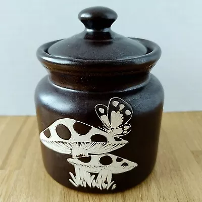 Buy Ceramic Mushroom Toadstool Jar LKW Pottery Cornwall Little Kerthen Water Pottery • 14.99£
