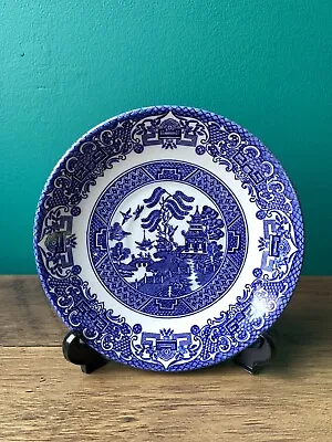 Buy Old Willow Blue Willow Saucer 14cm Wide Made By English Ironstone Tableware • 3.50£