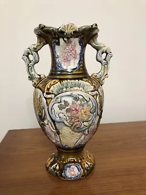 Buy Antique Staffordshire Majolica Vase • 12£