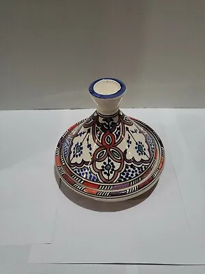 Buy SERGHINI SAFI - Signed Serghini Safi Tangine Pot Multicolored Moroccan Pottery • 19.26£